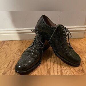 C.DOUX OXFORD LEATHER GREEN